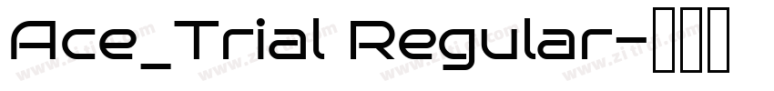 Ace_Trial Regular字体转换